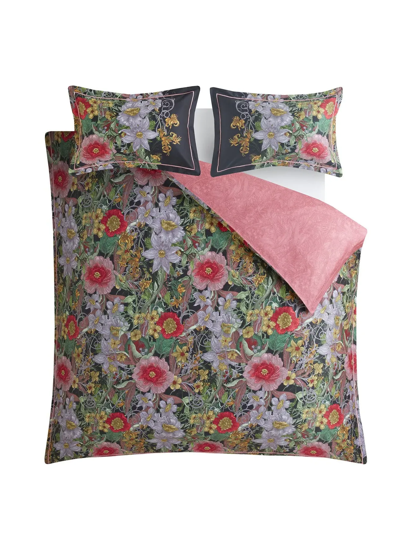 King Size Duvet Cover Set - Midnight, Cotton