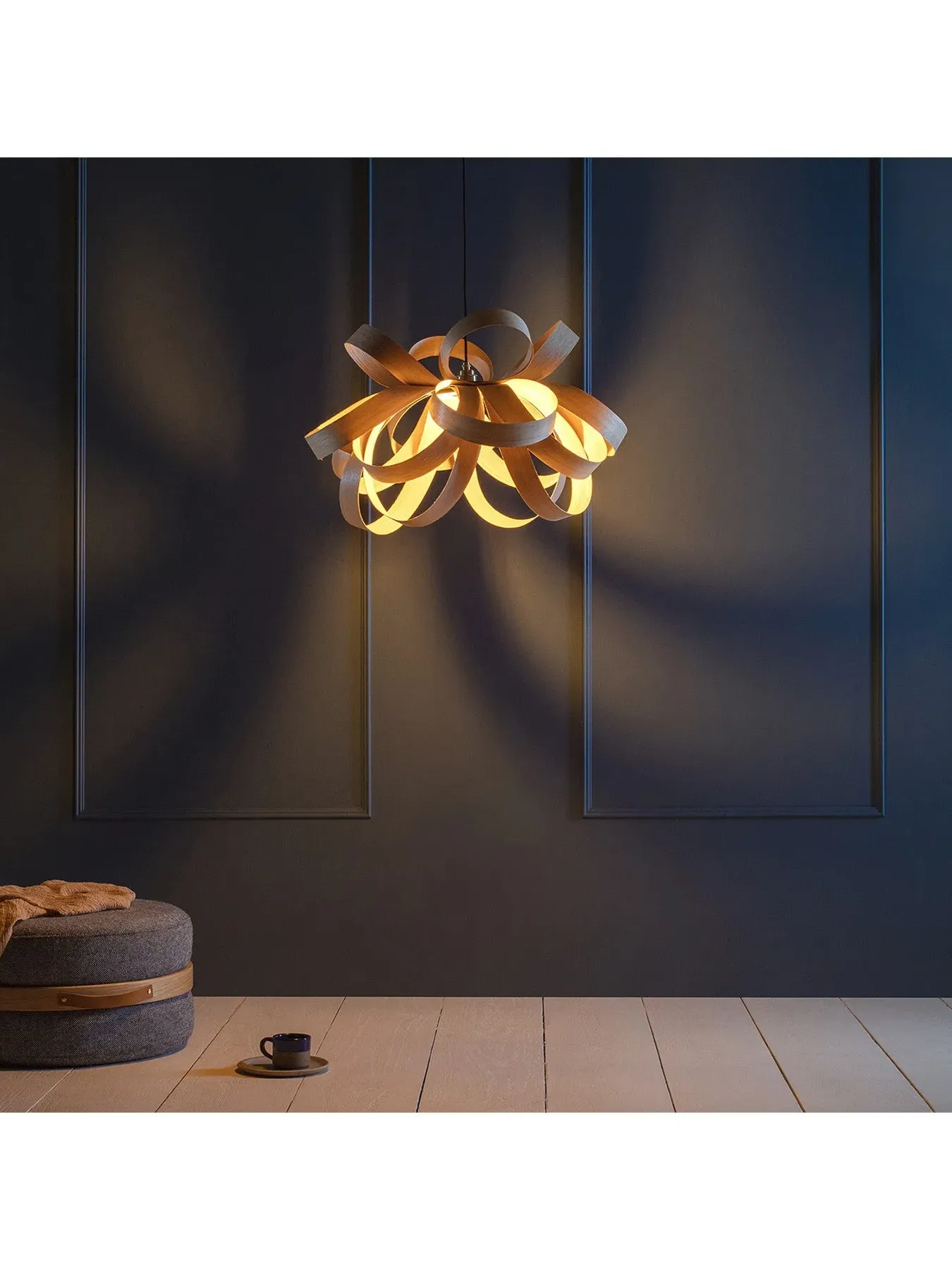 Skipper Pendant Light - Oak Wood