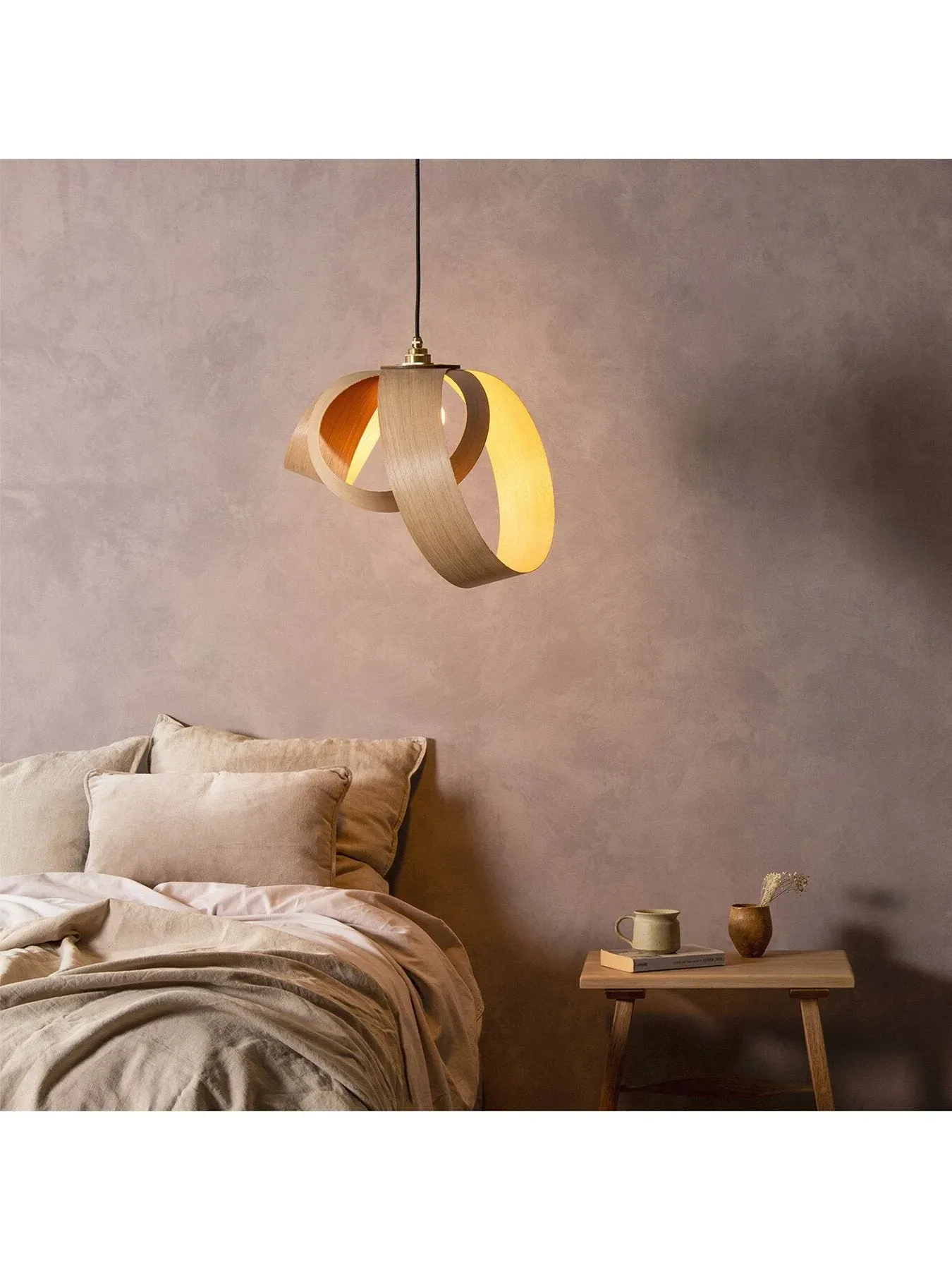 Verso Pendant Light - Oak Wood