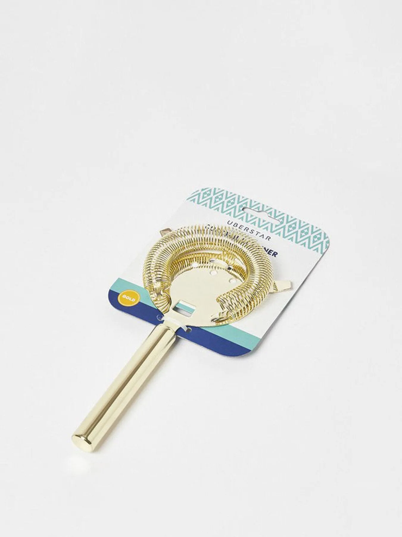 Hawthorne Cocktail Strainer - Gold, Stainless Steel