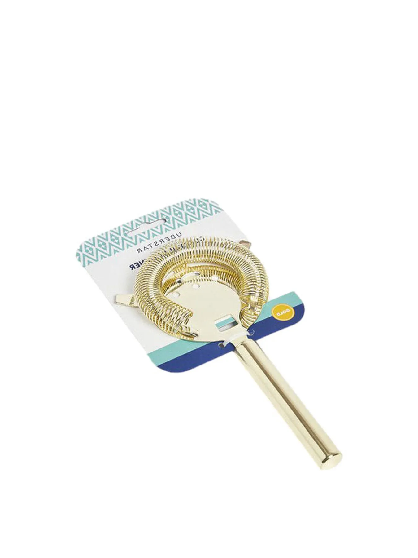 Hawthorne Cocktail Strainer - Gold, Stainless Steel