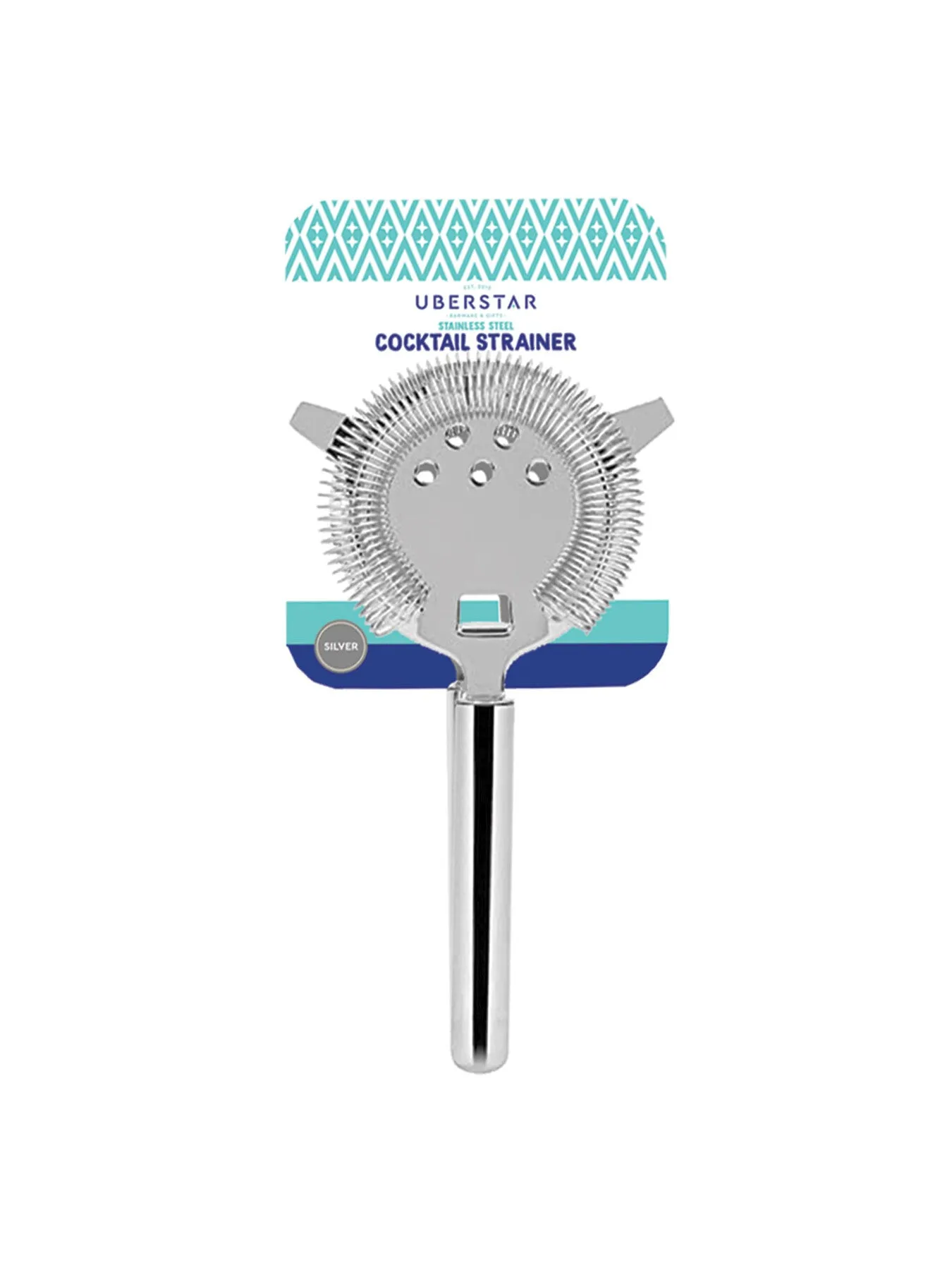 Hawthorne Cocktail Strainer - Silver, Steel