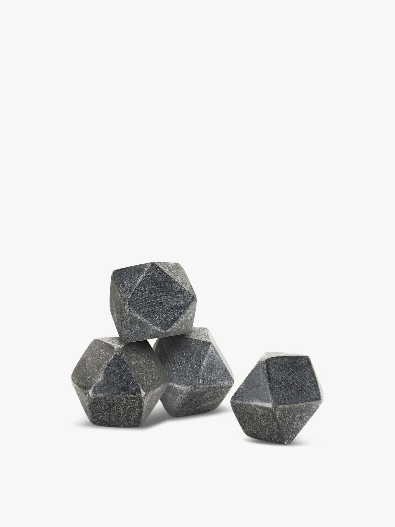 Hex Whisky Stones Set of 4 - Basalt image