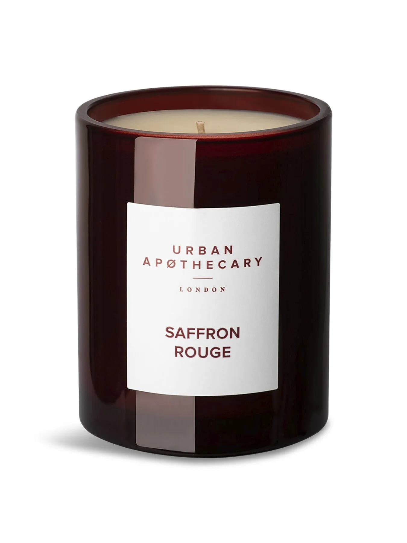 Scented Candle with Cotton Wick - Ruby, Glass