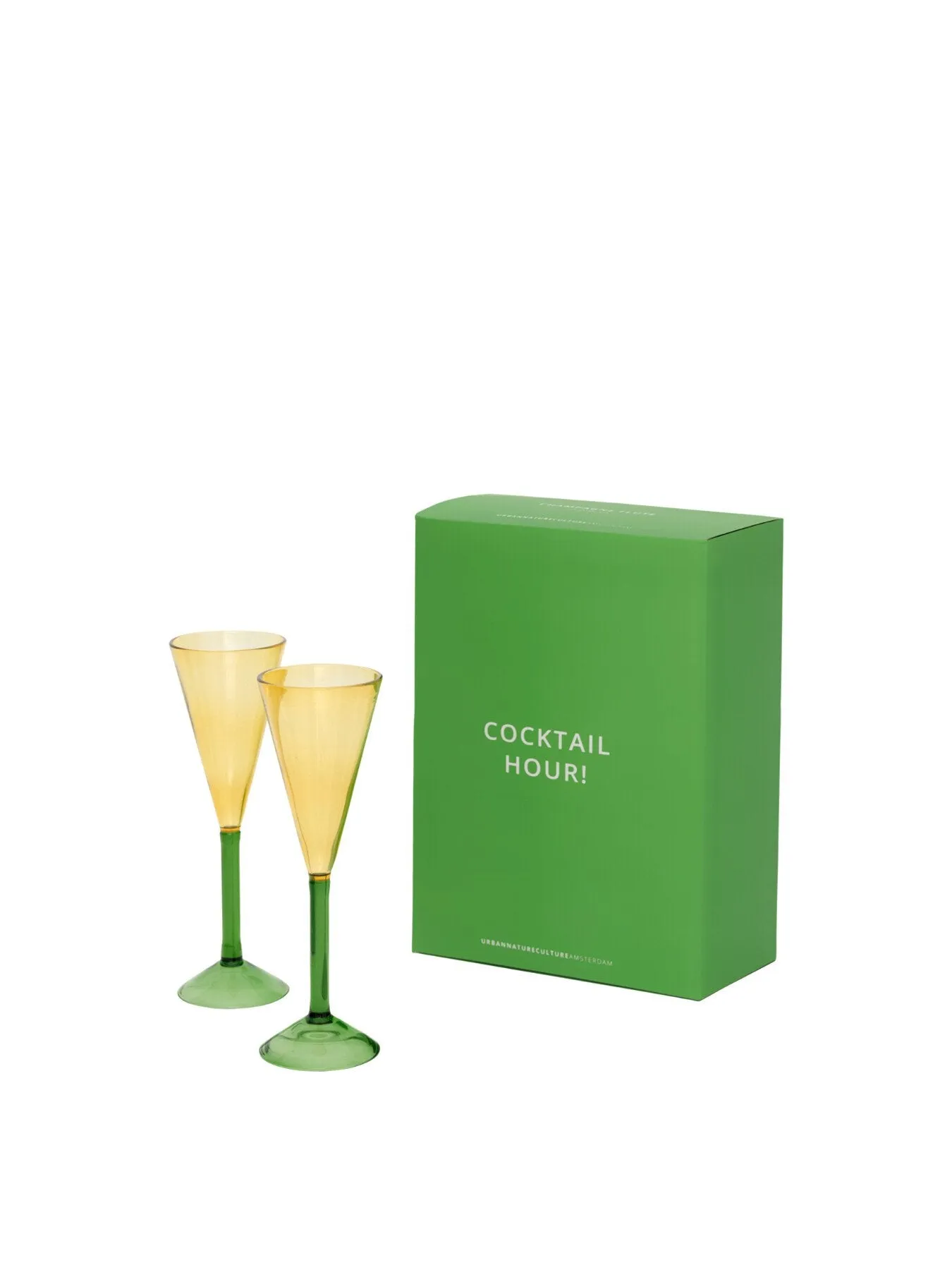 Champagne Flute Set - Glass (Set of 2)