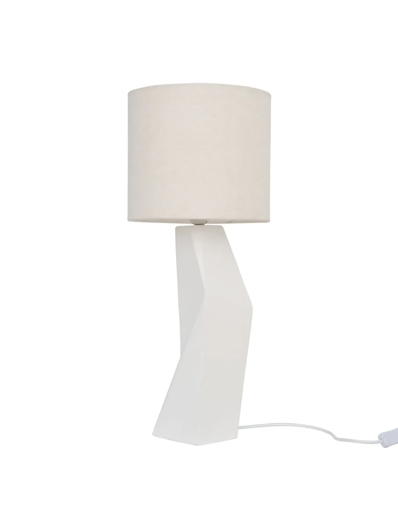 Miyuki Table Lamp with Ceramic Base - Cotton