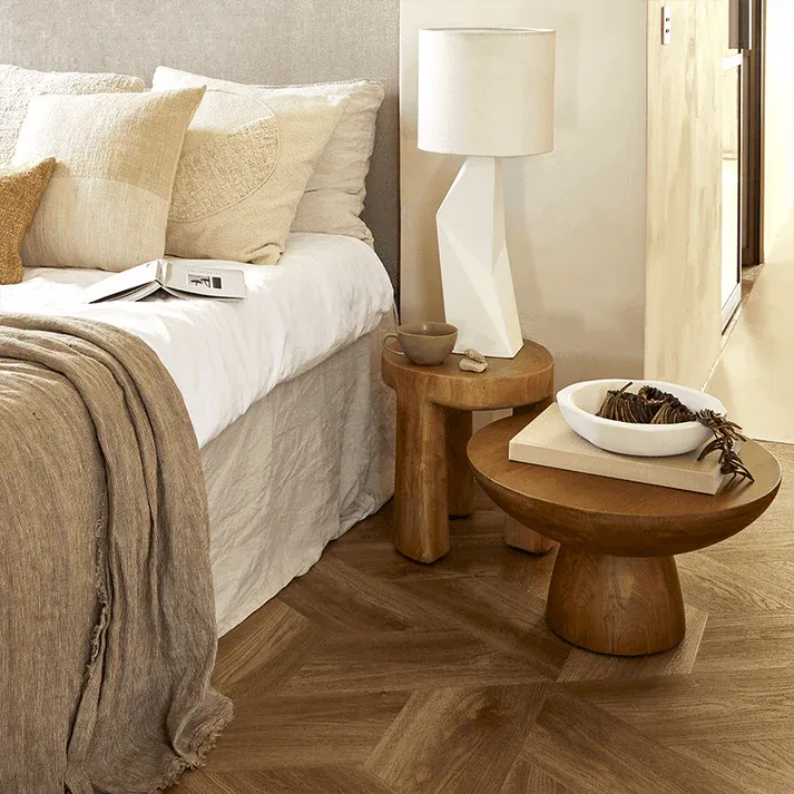 Miyuki Table Lamp with Ceramic Base - Cotton