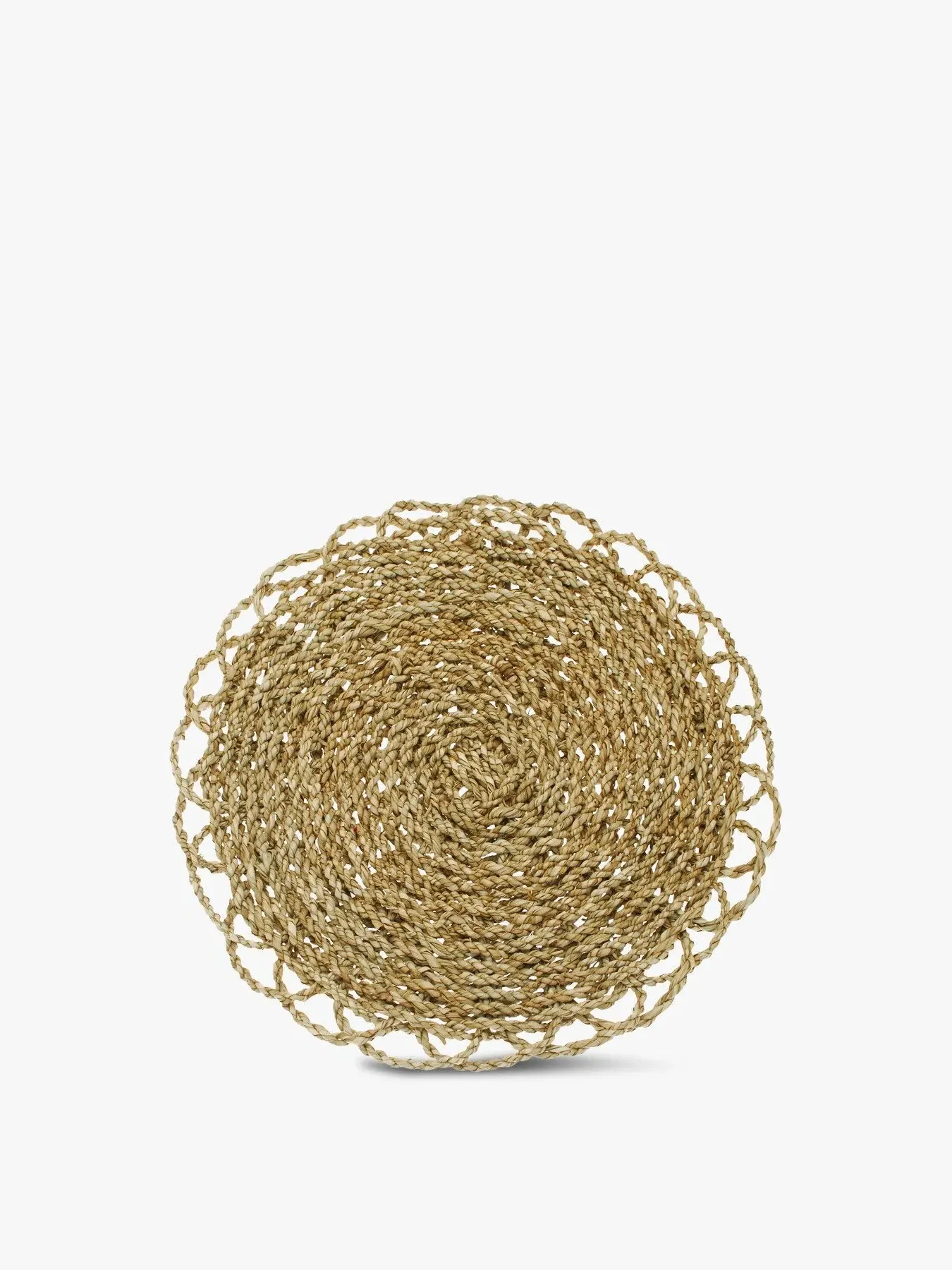 Circular Decorative Mat - Natural, Pandanus image