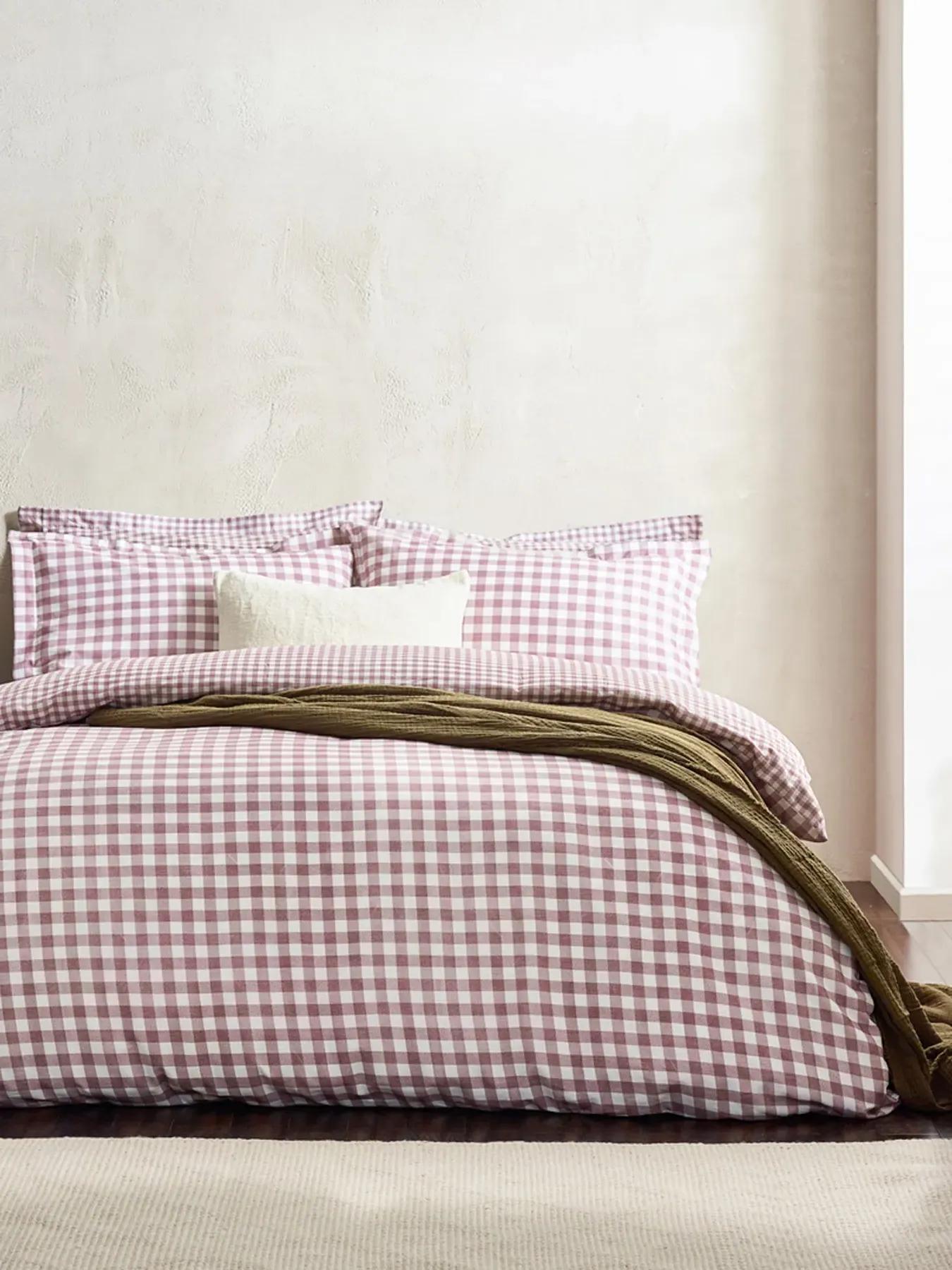 Double Duvet Cover Set - Berry