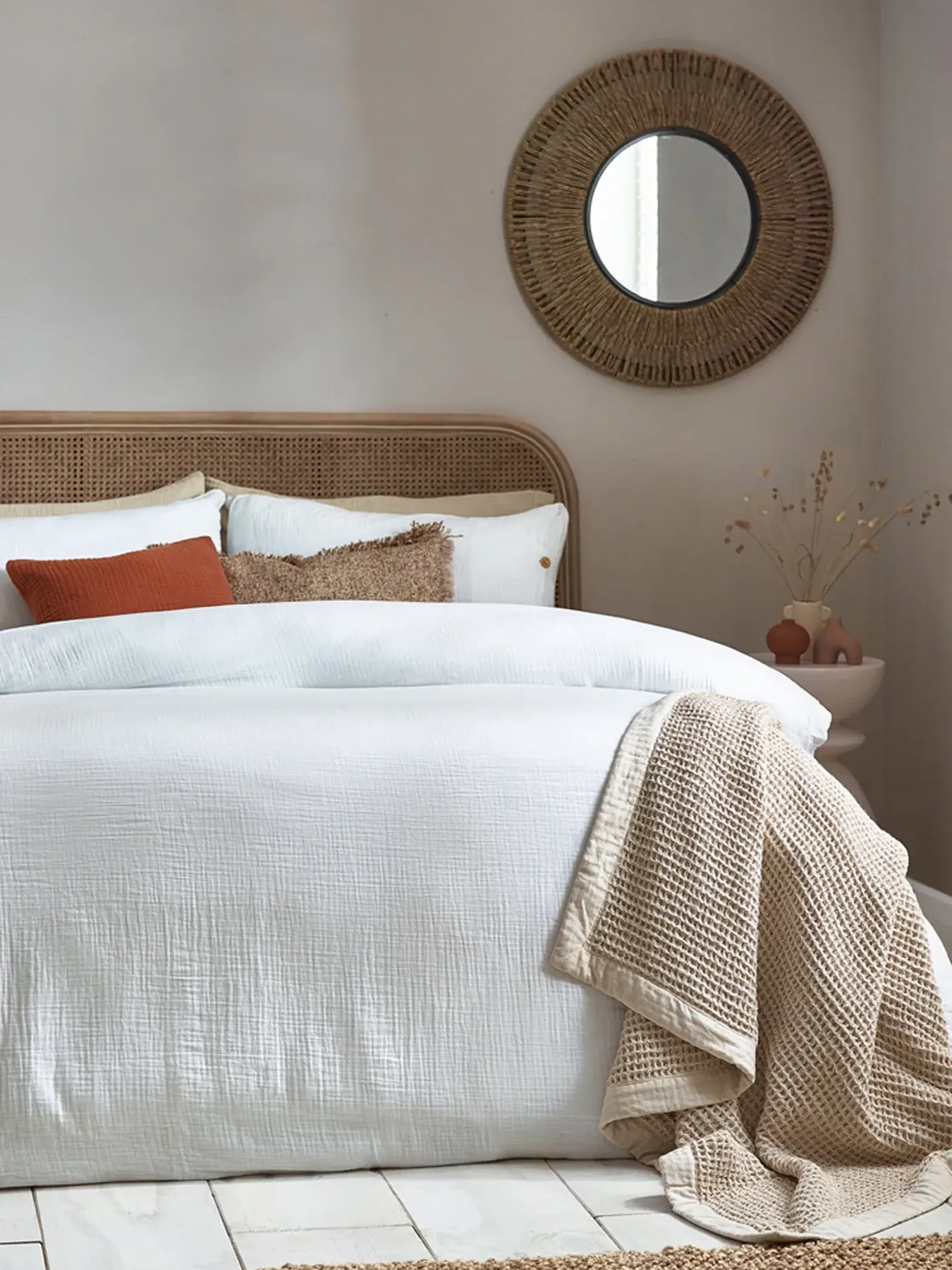 Double Duvet Cover Set - White image