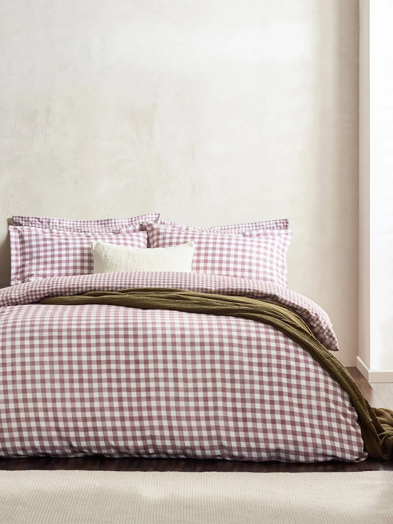 King Duvet Cover Set - Berry
