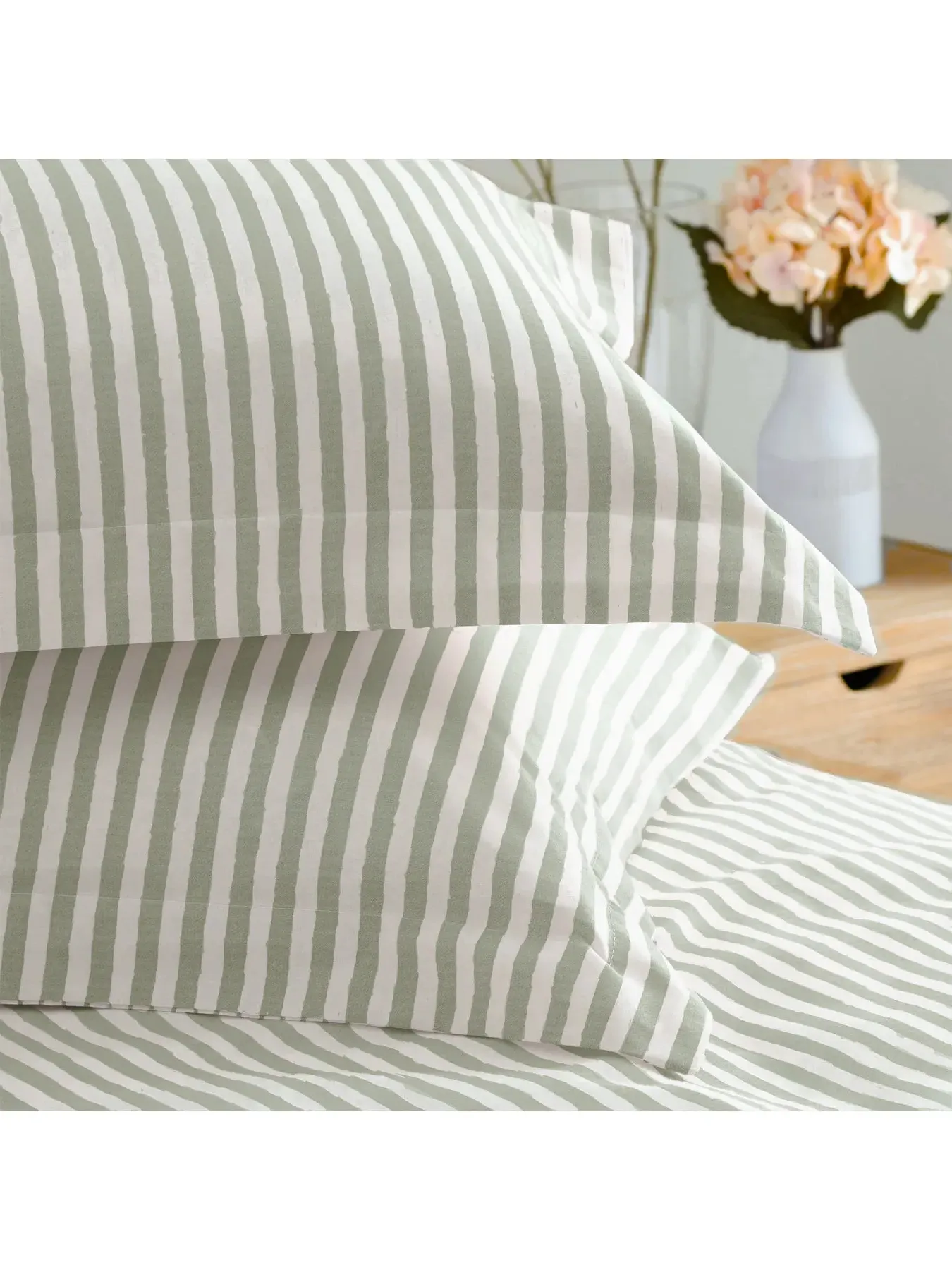 King Size Duvet Cover Set - Natural