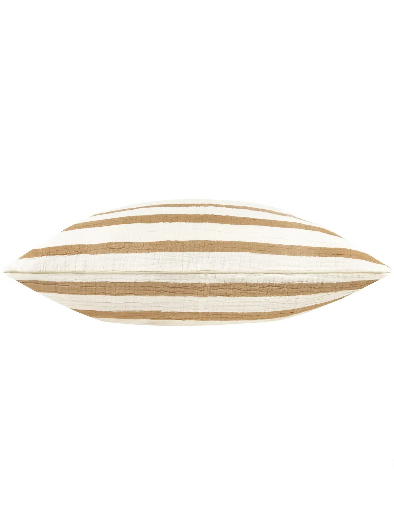 Rectangular Cushion Woven Stripe - Cinnamon