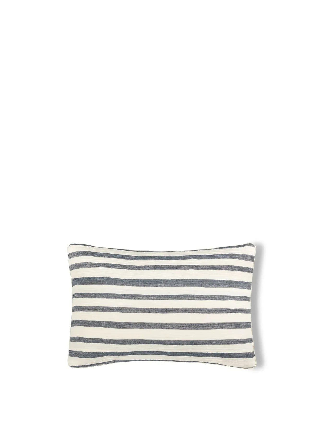 Rectangular Cushion Woven Stripe - Cinnamon