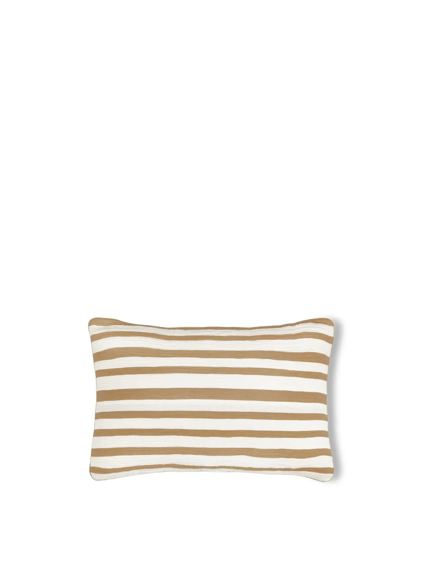 Rectangular Cushion Woven Stripe - Cinnamon image