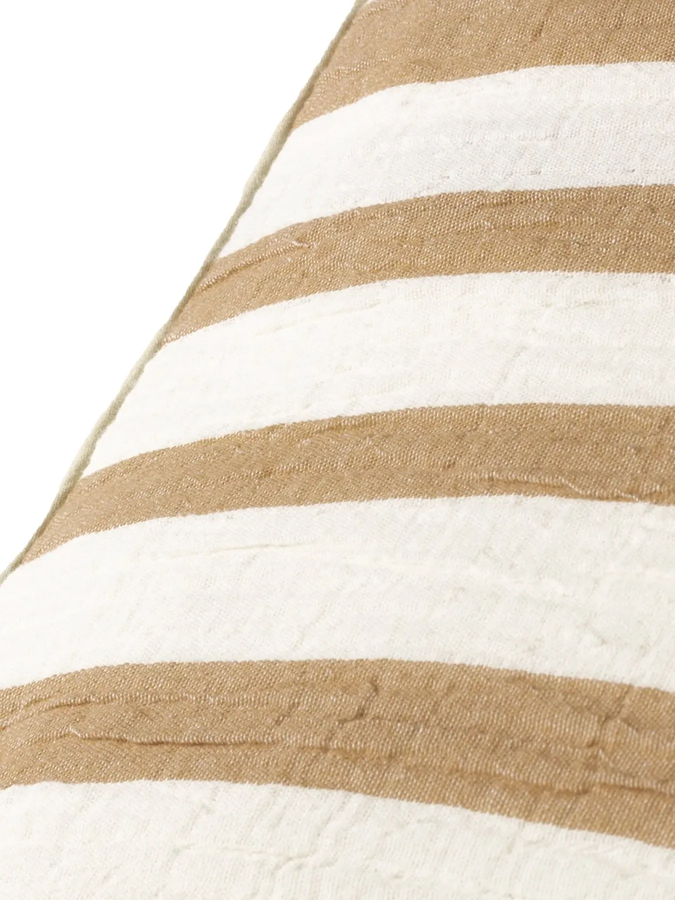 Rectangular Cushion Woven Stripe - Eucalyptus