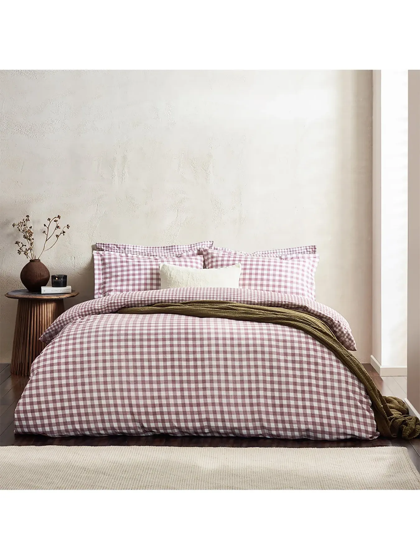 Single Duvet Cover Set - Berry image