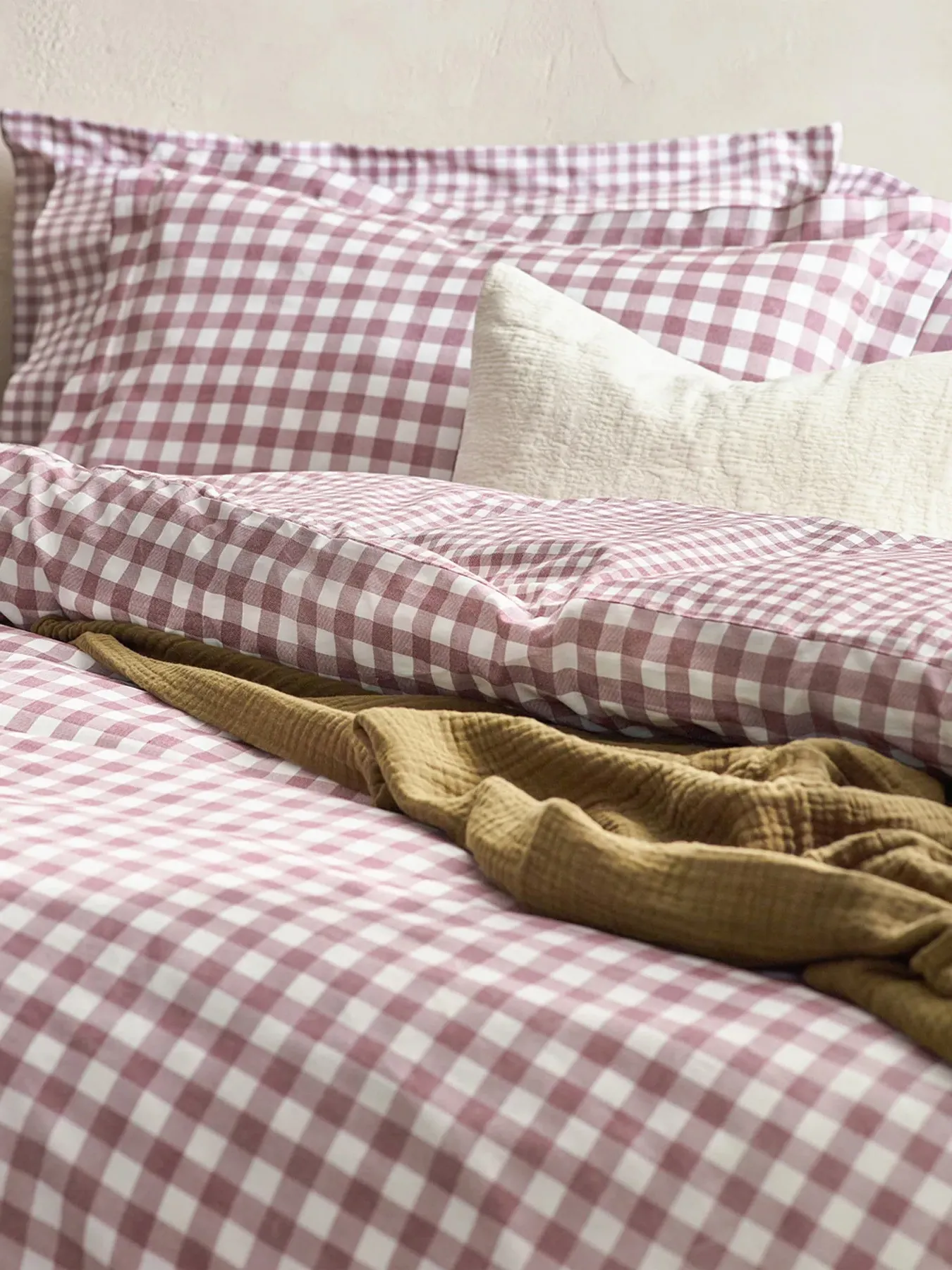 Superking Duvet Cover Set - Natural