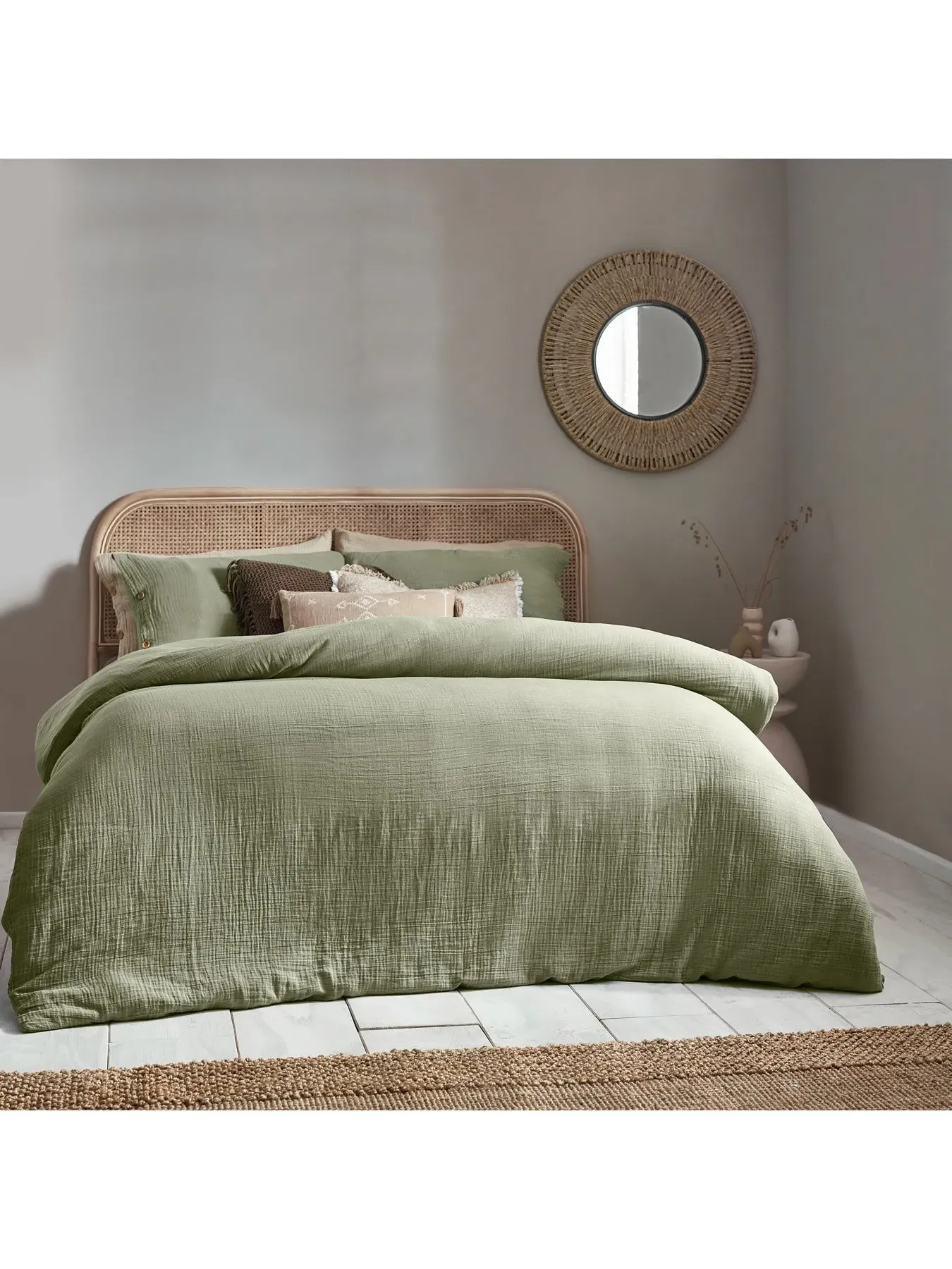 Superking Duvet Cover Set - Pink Clay