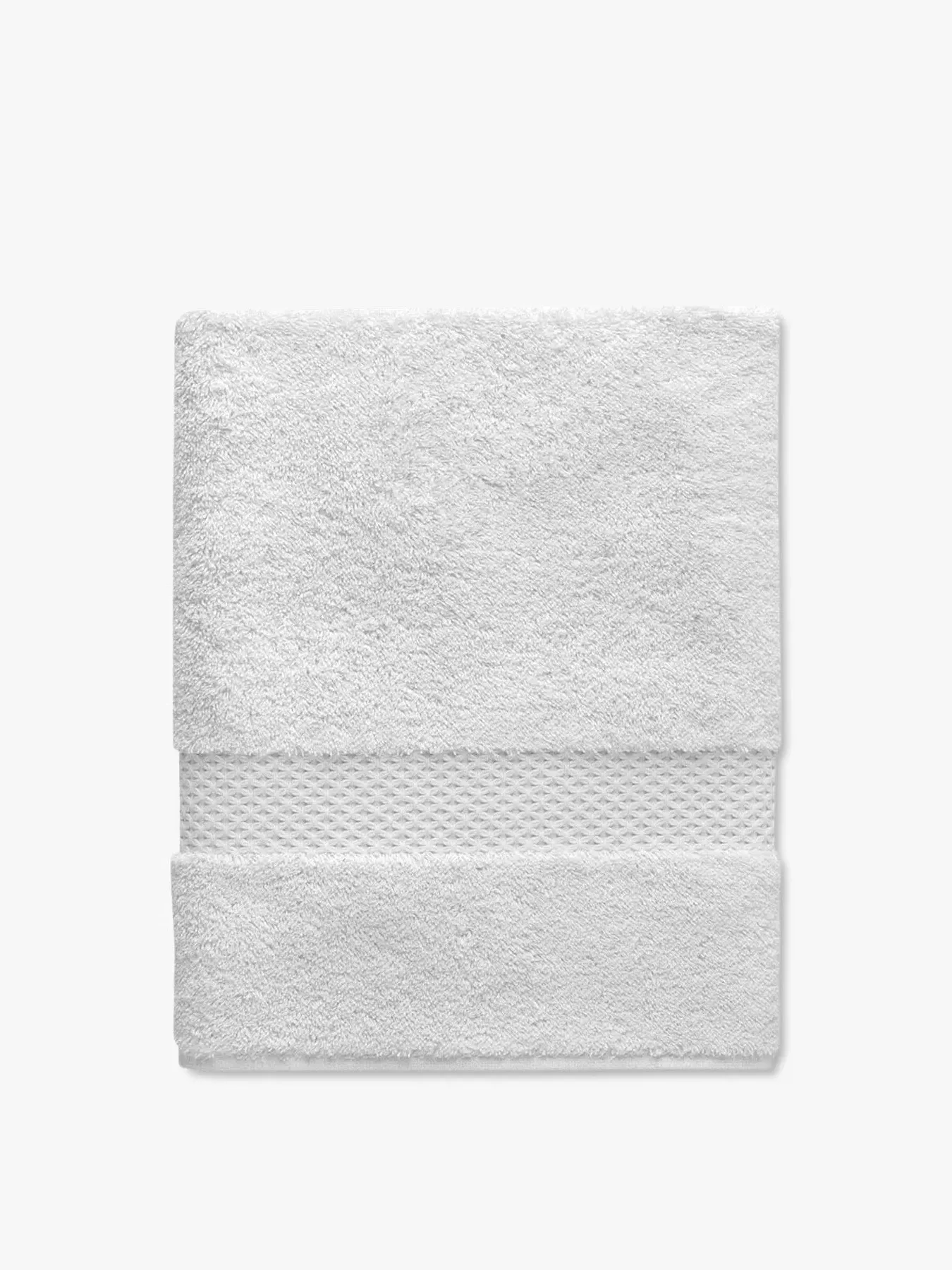 Bath Towel with Star Pattern - Silver, Cotton image