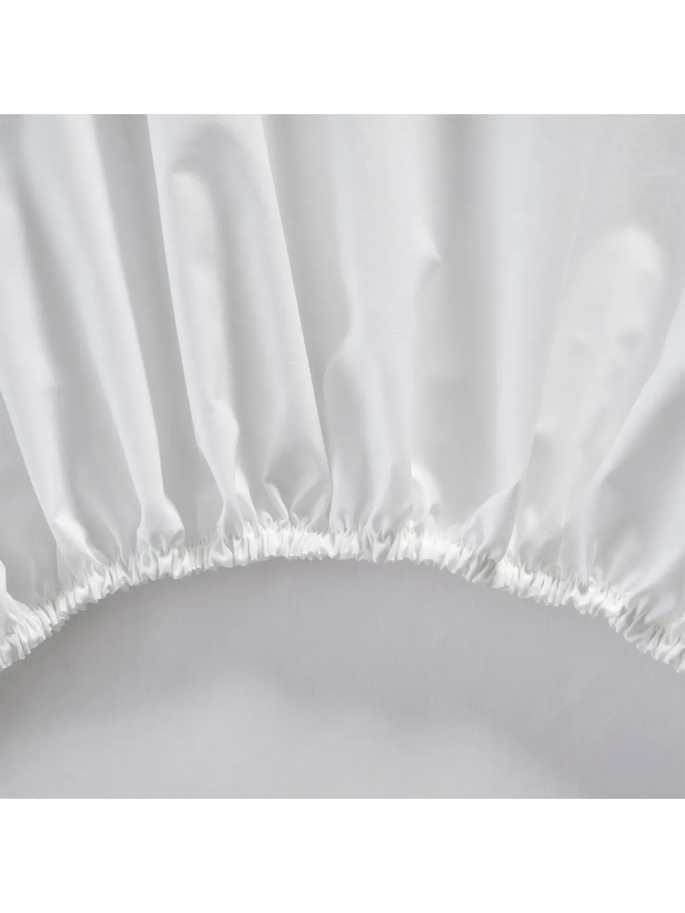 Double Fitted Sheet - Blanc
