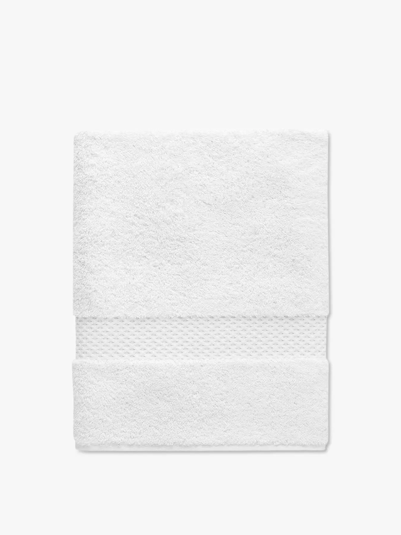 Guest Towel Cotton Terry - White image