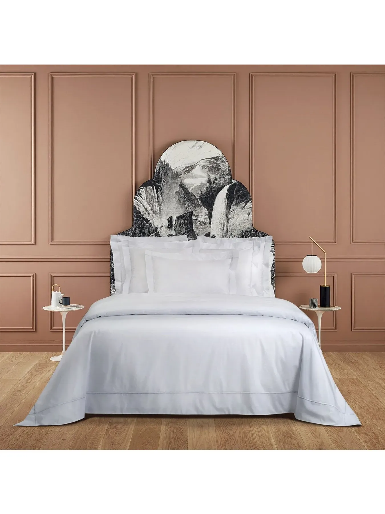 King Size Duvet Cover - White, Cotton Percale