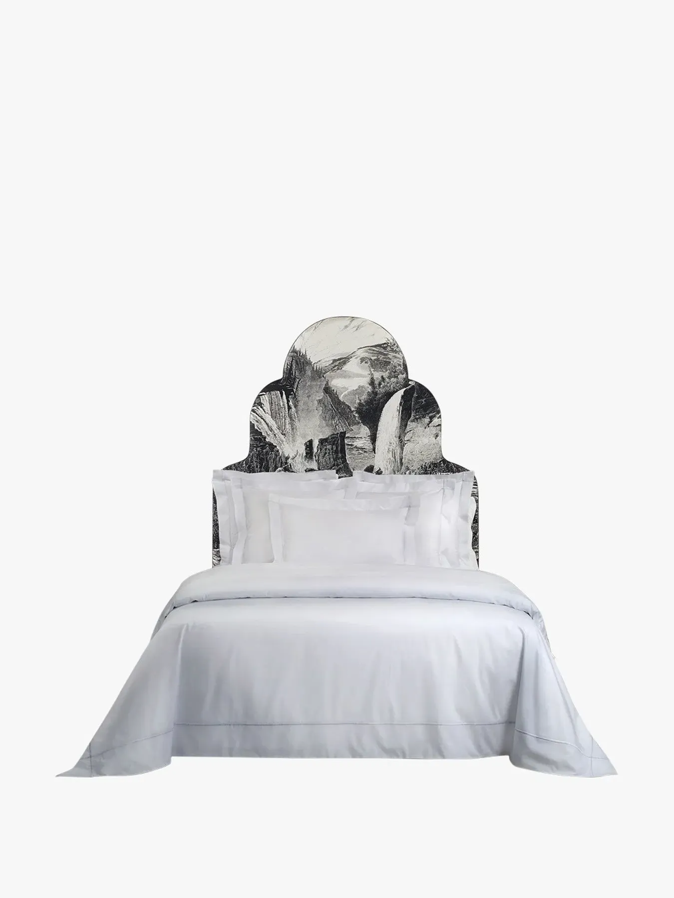 King Size Duvet Cover - White, Cotton Percale
