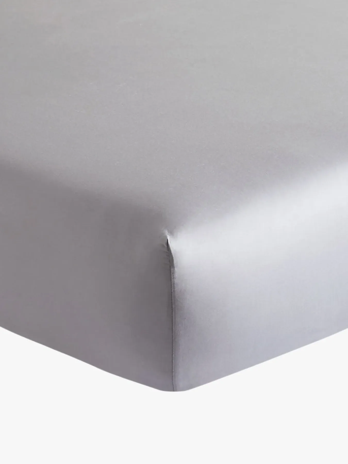 King Size Fitted Sheet - Platine, Cotton image