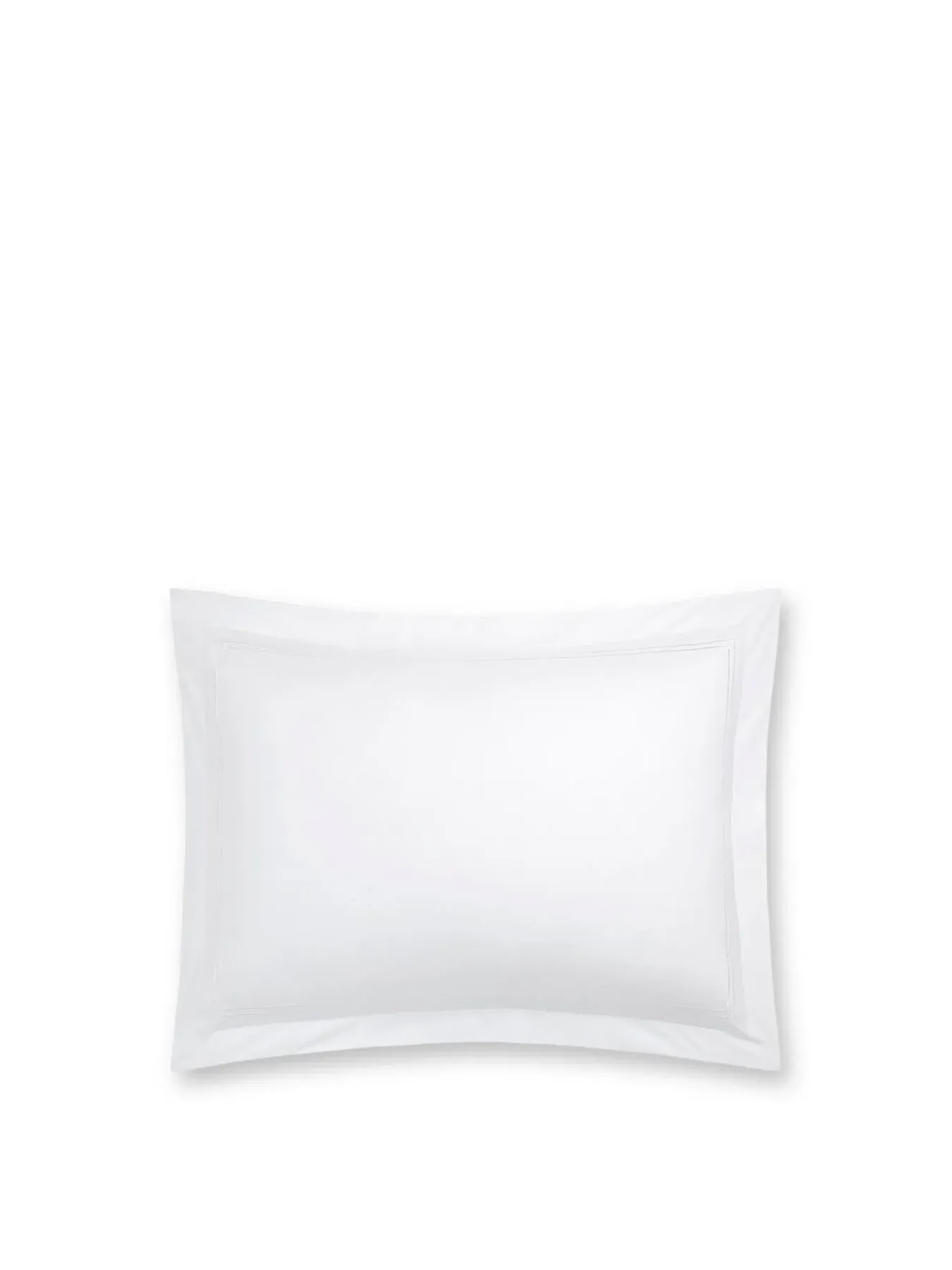 King Size Oxford Pillowcase - White, Cotton image