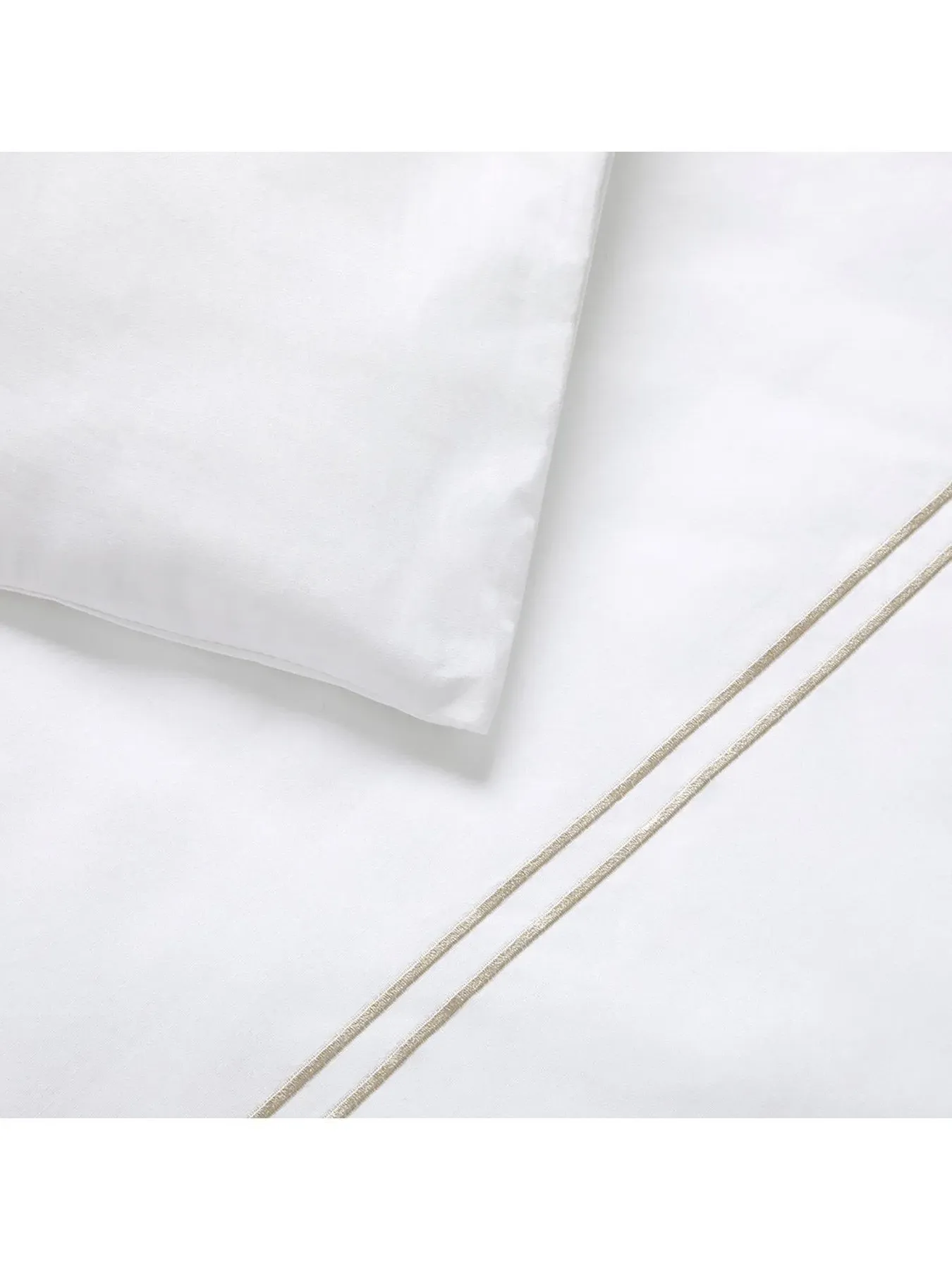 Single Duvet Cover Set - Beige
