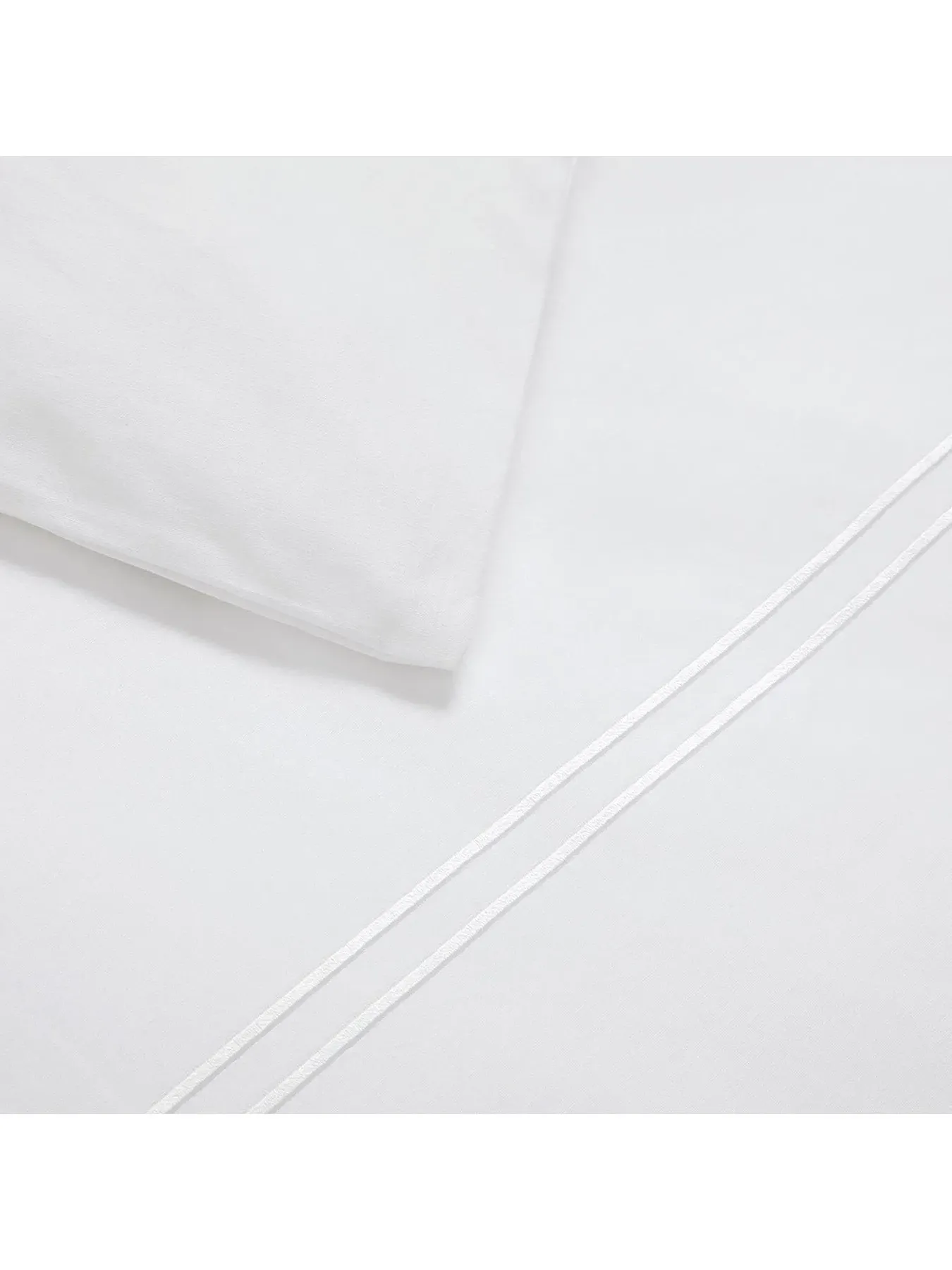 Single Duvet Cover Set - White