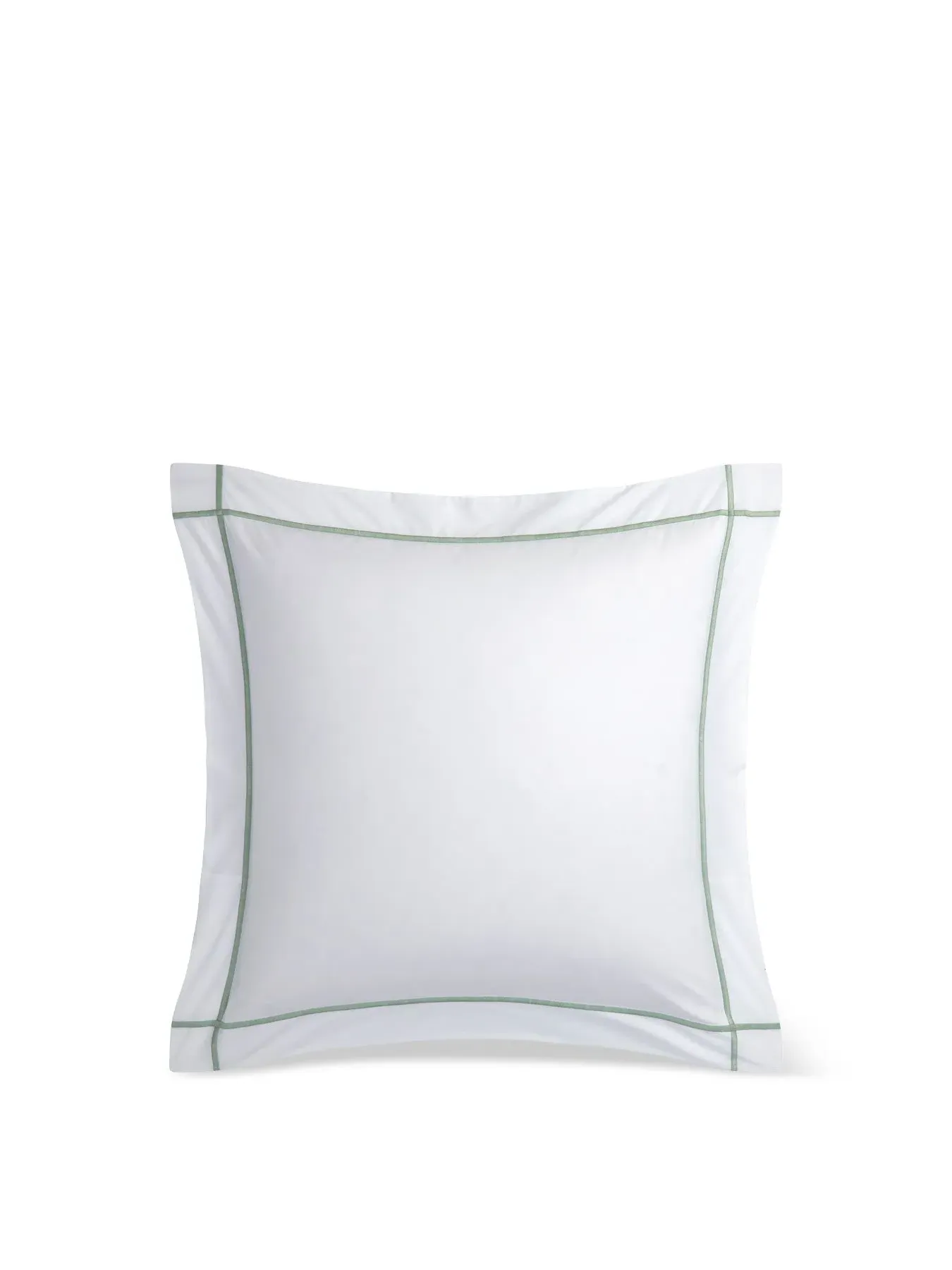 Square Oxford Pillowcase - Green, Cotton image