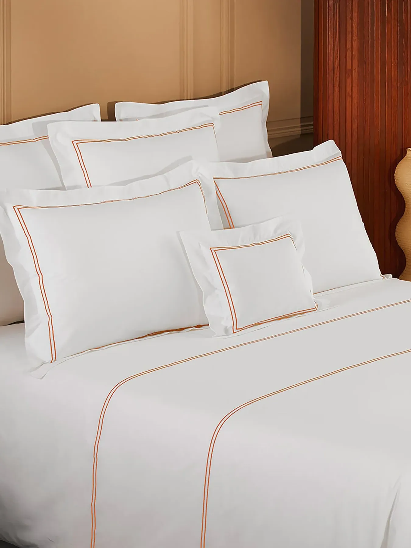 Square Oxford Pillowcase - Orange