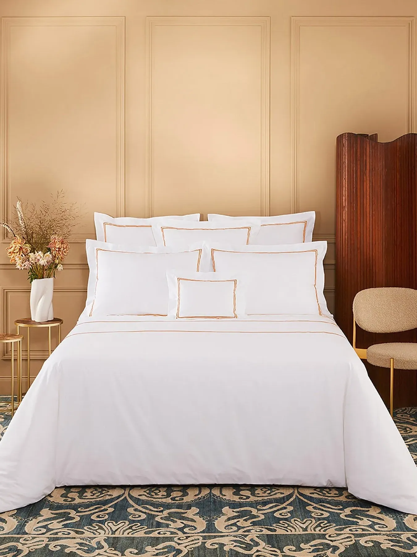 Square Oxford Pillowcase - Orange