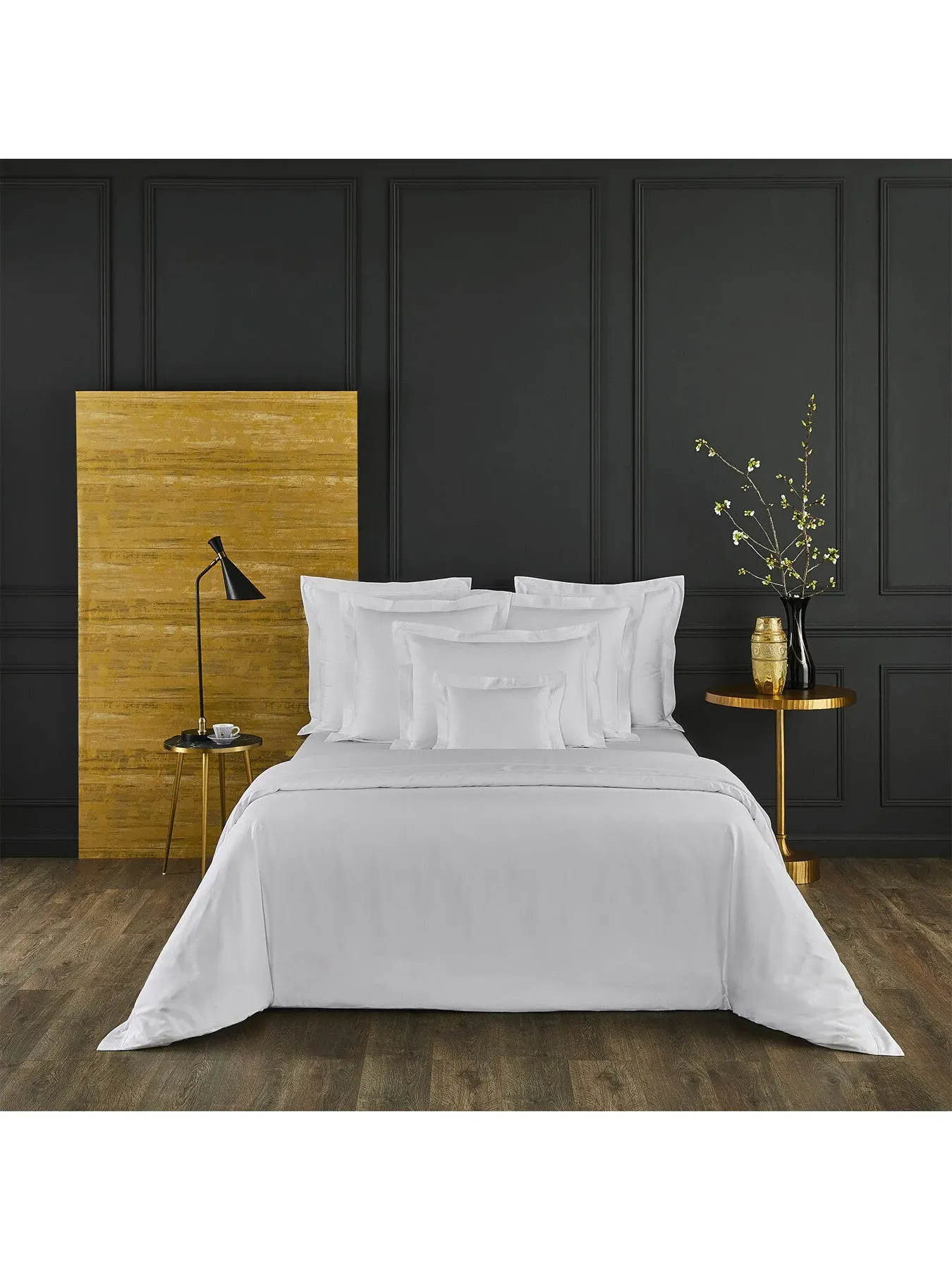 Square Oxford Pillowcase - White, Cotton