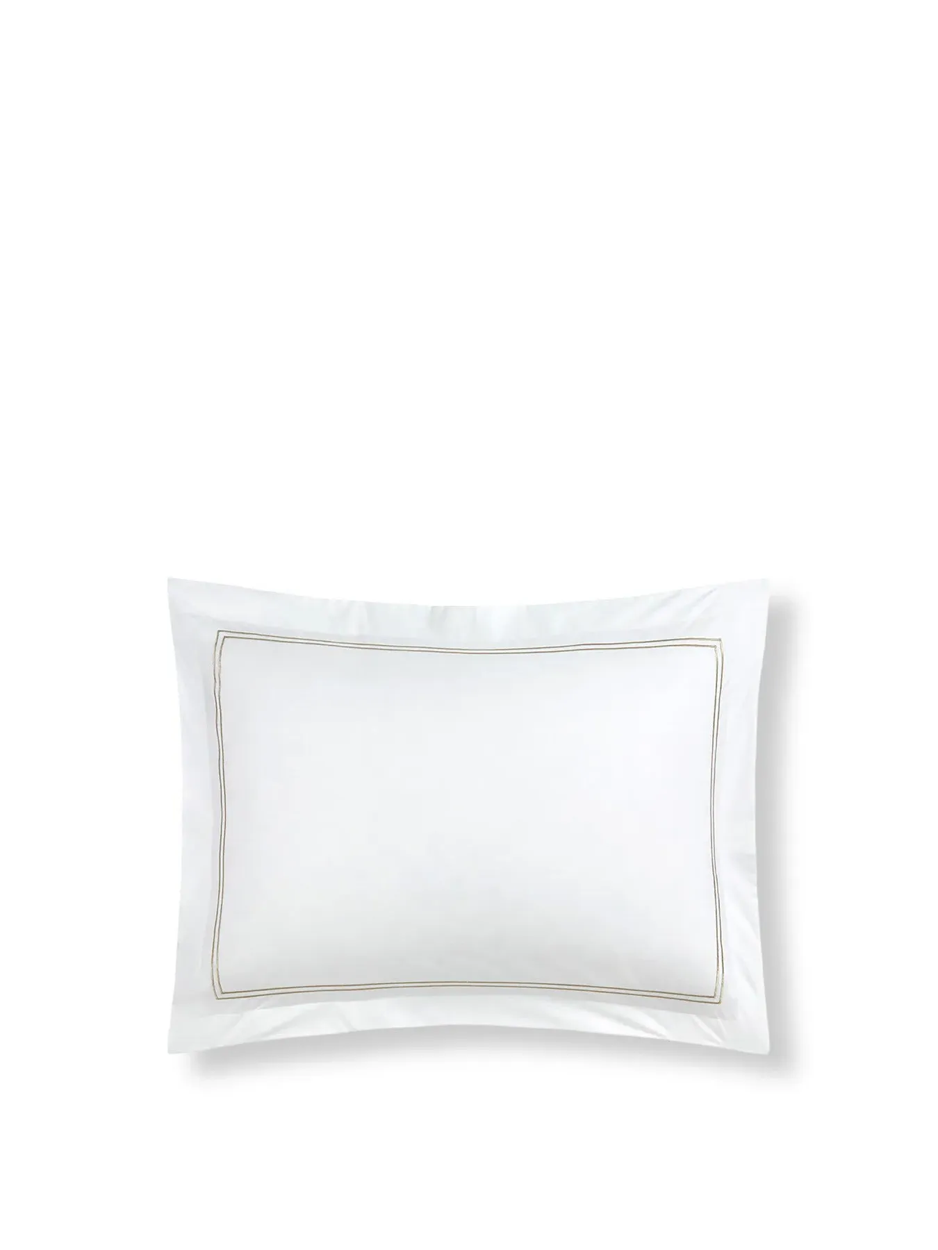 Standard Oxford Pillowcase - Beige, Cotton image