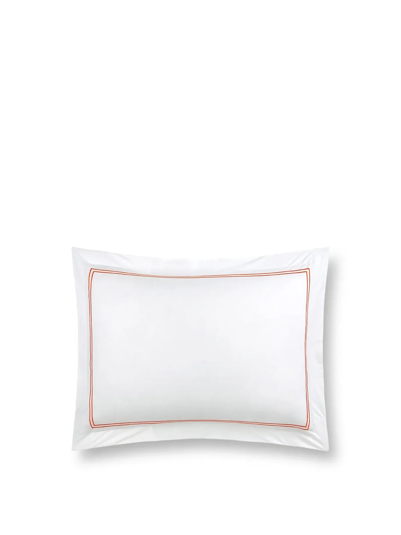 Standard Oxford Pillowcase - Orange, Cotton image