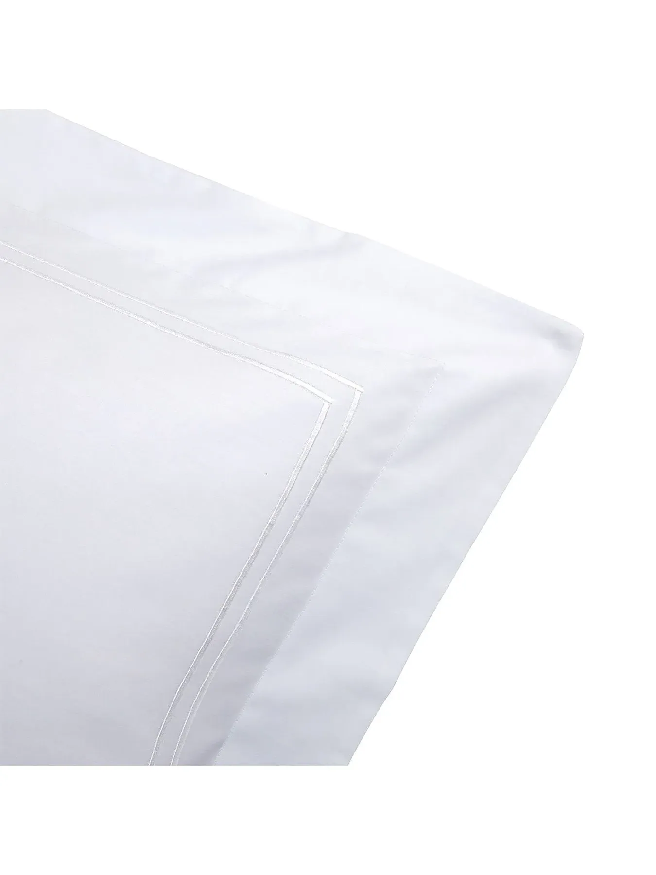 Standard Oxford Pillowcase - White, Cotton