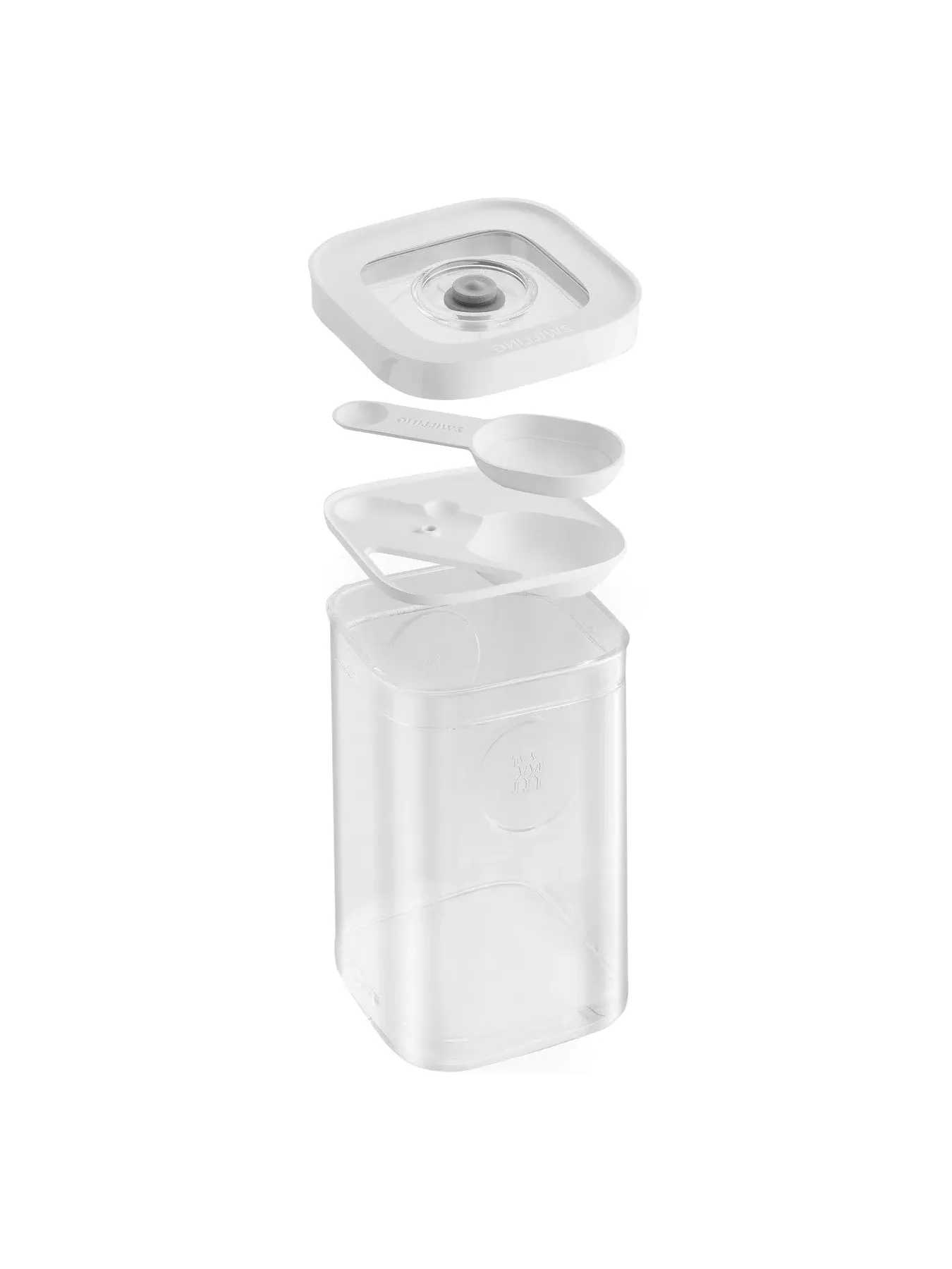 6-Piece Storage Container Set - White, Plastic