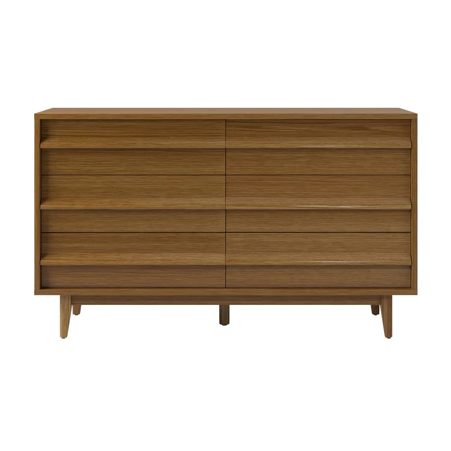 Wide 6-Drawer Chest - Dark Oak, Wood
