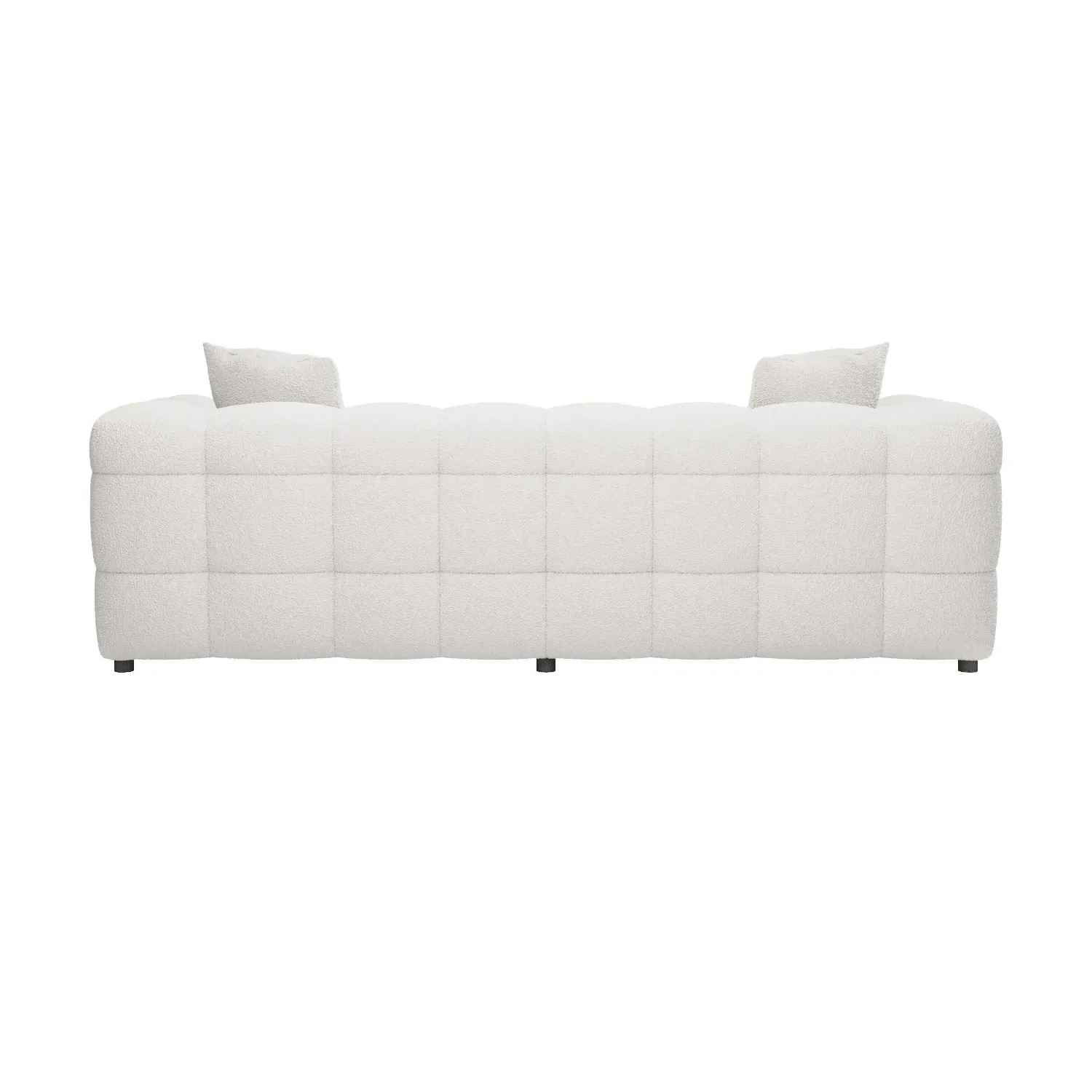 3-Seater Cloud Sofa with Tufting - Cream, Boucle