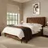 Double Ottoman Bed with Storage - Orange, Chenille
