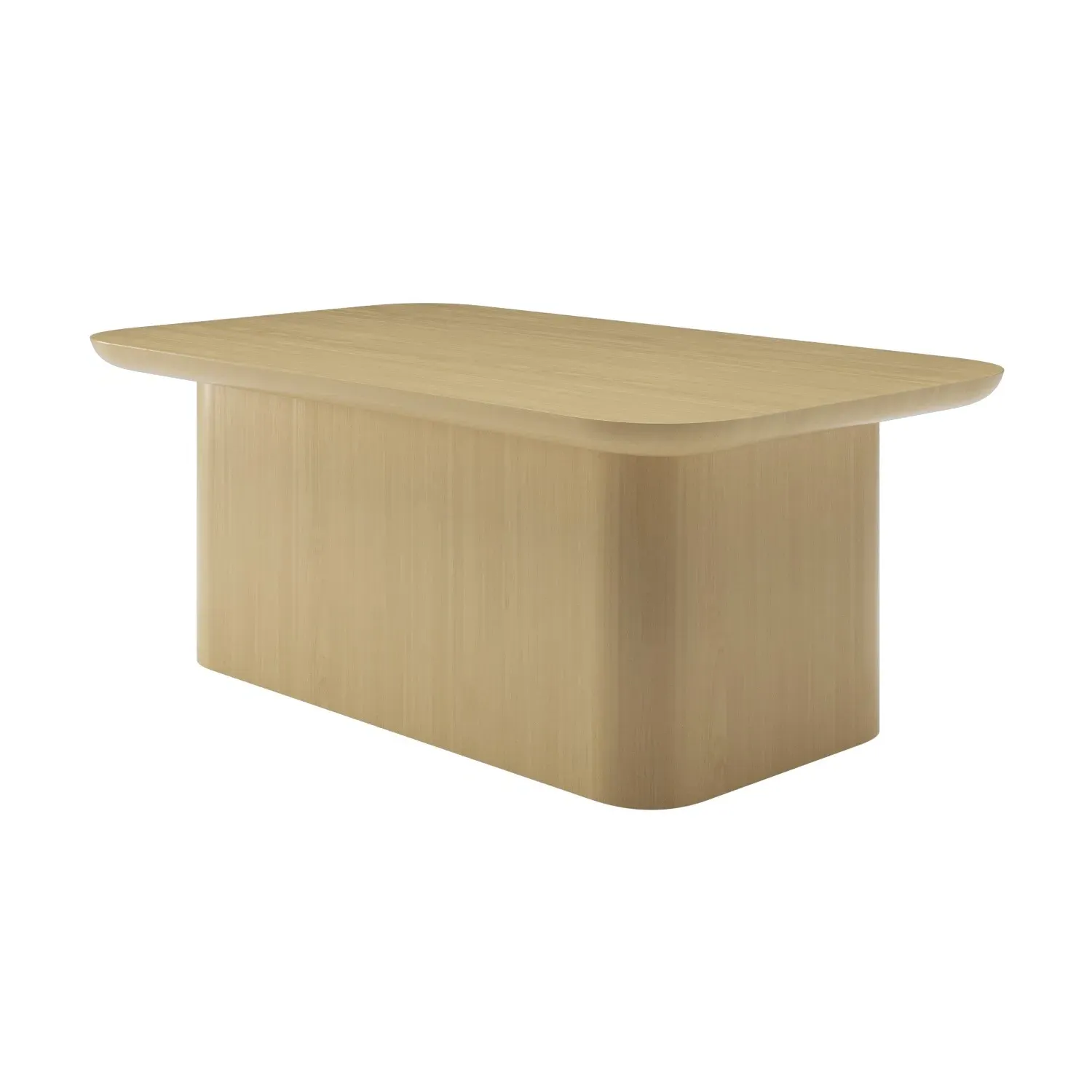 Rectangular Coffee Table with Storage - Brown, Oak