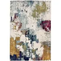 Abstract Rug - Multicoloured, Polypropylene
