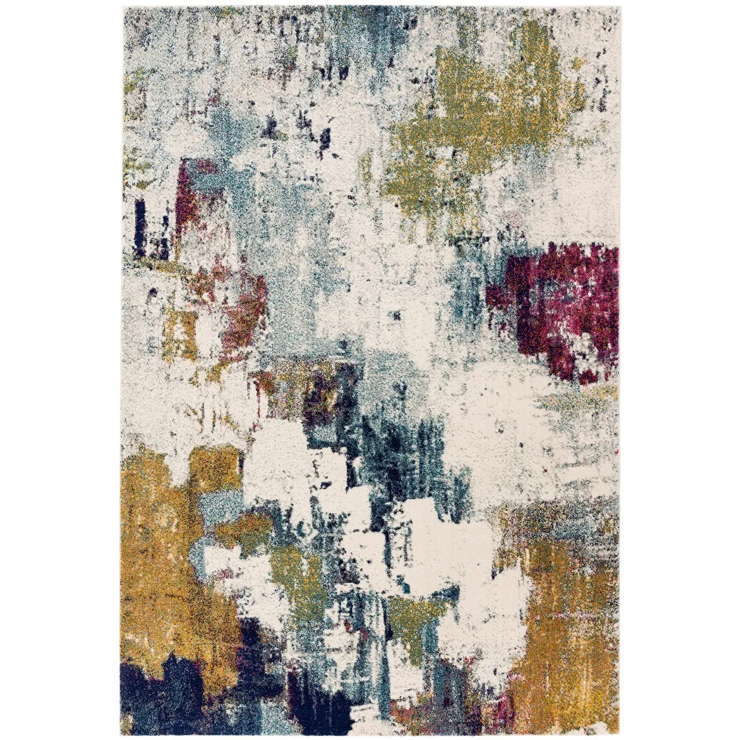 Abstract Rug - Multicoloured, Polypropylene image