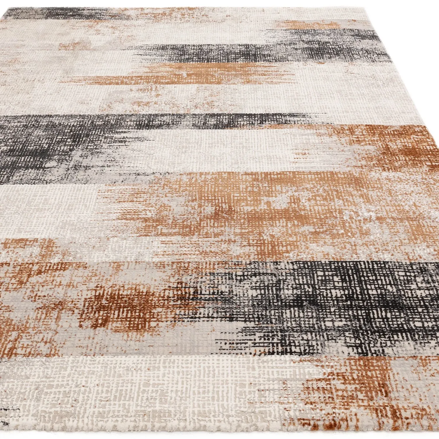 Abstract Rug - Orange, Polyester