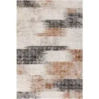 Abstract Rug - Orange, Polyester