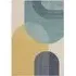 Geometric Area Rug - Multi Coloured, Polypropylene
