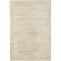 Hand Woven Rug with Sheen - Cream, Viscose